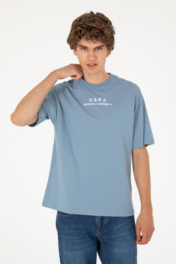 Футболка мужская U.S. Polo Assn цвета индиго хлопок  фото 10