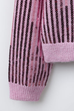 SEQUIN KNIT JUMPER - Zara фото 4