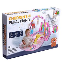 Музыкальный развивающий коврик Весёлые зверята, цвет розовый - Simaland фото 9