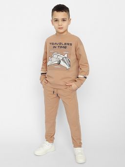 CRB wear/CSKB 90161-31-353 Комплект для мальчика (джемпер, брюки),бежевый/Ex.Cherubino