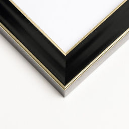 Фоторамка для фото 30×40 см Keep memories «Акварель», пластик, чёрный, (стекло)