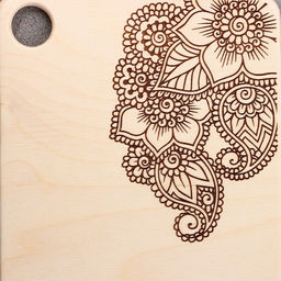 Разделочная доска 25х20 см с узором - Simaland фото 4