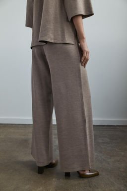 BASIC PIQU_ TROUSERS - Zara фото 11
