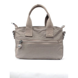 Сумка женская текстиль BoBo-8910, 1отд, плечевой ремень, серый 266000  фото 2