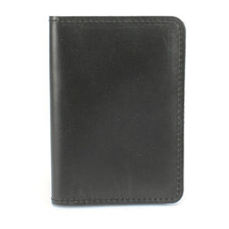 Обложка для паспорта Croco-П-1109 натуральная кожа черный пулл-ап (254) 265421