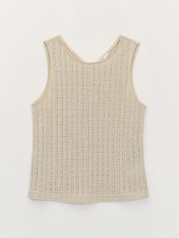 Майка прямого кроя с разрезом на спинке ZR2605023417-60 / Zarina