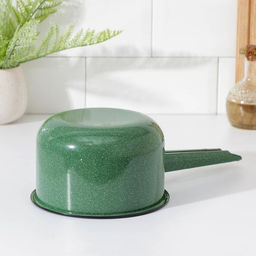 Ковш эмалированный цилиндрический, 1.5 л, цвет МИКС