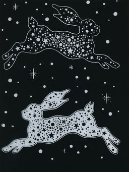 Hobbius GHPS-04 Набор для творчества Гравюра-блокнот 10 x 14 см Космические животные  фото 5