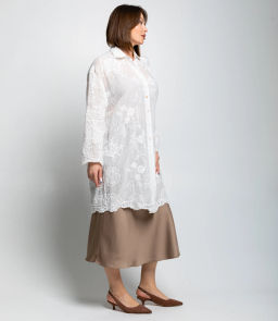 Рубашка #КТ702 (4), белый - Dommod фото 3