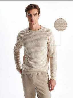 Bisiklet Yaka Erkek Triko Kazak