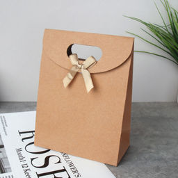 Коробка подарочная складная 16x12x6 см / 0519-3/A /уп 12/600/крафт - Галеонтрейд фото 2