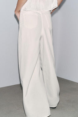 ZW COLLECTION HIGH-WAIST PALAZZO JEANS - Zara фото 32