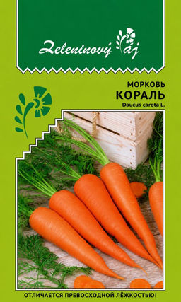 Морковь КОРАЛЬ Отличается превосходной лежкостью!