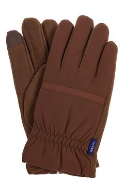 Утепленные перчатки для мужчин, цвет коричневый