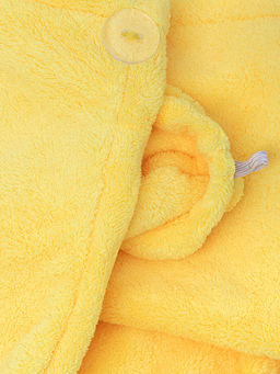 Тюрбан - повязка для сушки желтый 25x65 - Denastia фото 2