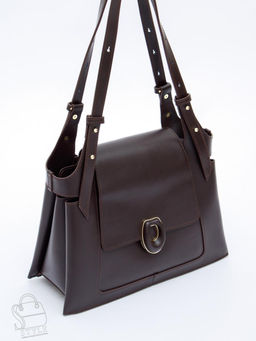 Сумка женская кожаная 2388Y coffee Polina&Eiterou  в Новосибирске