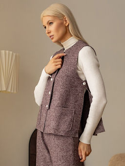 Жилет женский шерсть 60%, вискоза 40% - Волтри фото 12