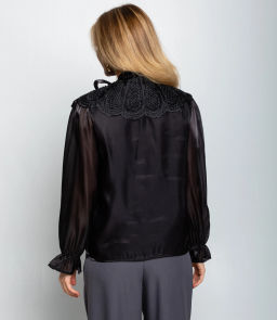 Блуза #КТ971, чёрный - Dommod фото 3