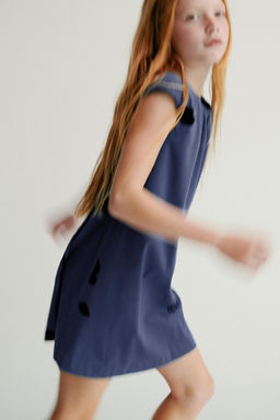 FLOCKED FLORAL DRESS - Zara фото 5