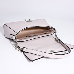 Сумка-мессенджер на магнитах, цвет серо-сиреневый - Simaland фото 7