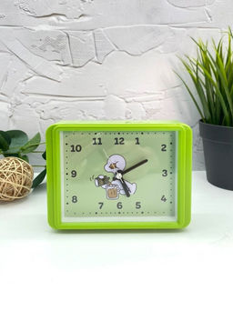 Часы-будильник Goose, green (13х10 см)