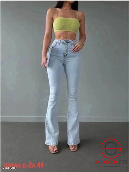 Женские джинсы с высокой посадкой - Bruno фото 2