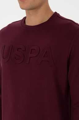Erkek Bordo Basic Sweatshirt - U.s. polo assn фото 7