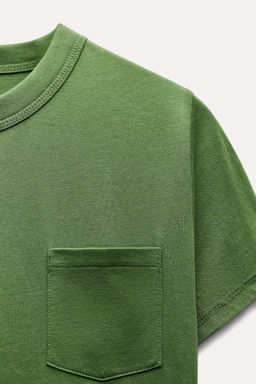 T-SHIRT WITH POCKET - Zara фото 18