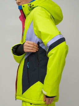 Горнолыжный костюм женский салатового цвета 02201Sl - Chunmai фото 14