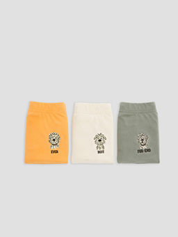 Erkek ?ocuk Bask?l? Boxer 3l?
