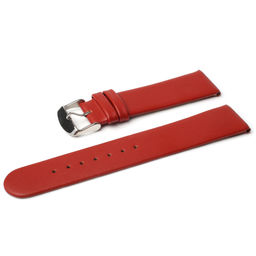 Ремешок для часов натуральная кожа красный 20 мм C5-20red