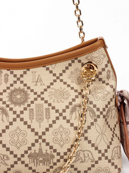 LACCOMA сумка АС837-Россия-бежевый эко кожа