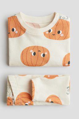 Conjunto estampado de 2 piezas en algod?n