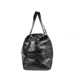 2539 black, мужская дорожная сумка из экокожи Barcelo Biagi