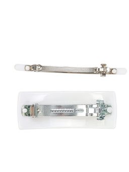 Цена за 2 шт. Заколки - автомат для волос «Мраморный узор», набор 2 шт., 9 см и 9.5 см