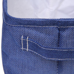 Цена за 2 шт. Коробка для хранения вещей с ручками "ВЕСТА", цвет полуночно-синий, 20*16*12см