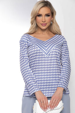Джемпер Адель (блю энд вайт) Б8065 - Lt collection фото 6