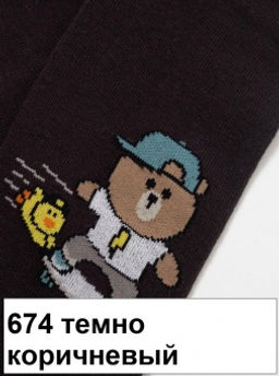 Колготки дет. TIP-TOP 4С-02СП, р.92-98 (24)** - 674 темно-коричневый