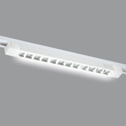 ULB-Q282 30W/4000K WHITE Светильник-прожектор светодиодный трековый. Линейный. 2500 Лм. Белый свет (4000К). Корпус белый. ТМ Volpe