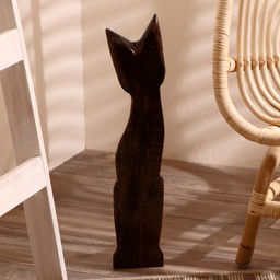 Сувенир «Кошка», 60 см, дерево