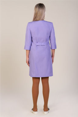 Халат женский 182 ТС. Цвет: сиреневый - Стильб фото 2