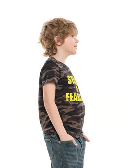 Футболка с принтом для девочки UD 4653 камуфл - Mini maxi фото 9