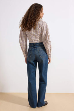 Mavi Yuksek Bel Straight %100 Pamuk Non-Stretch Jeans TWOAW25JE00378