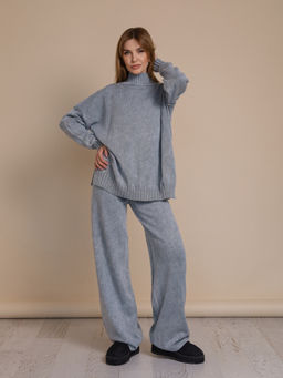 Костюм вязаный женский VARENKA, серый