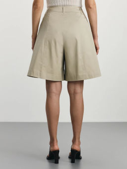 Шорты А-силуэта из хлопка / Zarina  фото 5