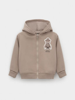 КР 302910/темно-бежевый 1104 к636 джемпер (толстовка) д/мал яс