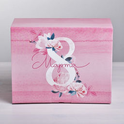 Коробкапенал С 8 Марта!, 30 23 12 см - Дарите счастье фото 2