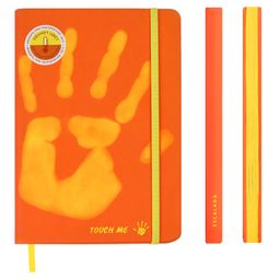 Записная книжка, А5, арт. 52792/ 15 ТЕРМОХРОМ ОРАНЖЕВЫЙ - Феникс+ фото 3