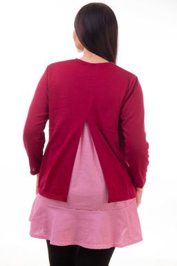 Джемпер - двойка Лейла бордо - Марлен фото 3