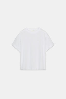CAMISETA MANGA CORTA ALGOD?N / Blanco
